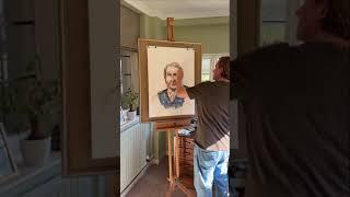 A powerful presence #portraitart #awakening #art #portraitpainting #healingart #timelapse #inspired