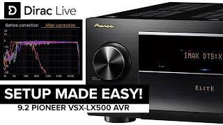 Pioneer VSX-LX505 with DIRAC Live | COMPLETE  SETUP