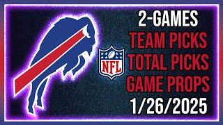 Free NFL Picks Today | NFL Betting Picks 1/26/25 | Best NFL Bets Today