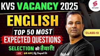 KVS New Vacancy 2025 | KVS PRT English Class -13 | KVS PRT English Questions By Deepak Sir
