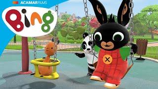 Bing is delighted that Flop is pushing him on the swing! | Bing: Best Bits | Bing US English 