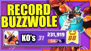 31 KO's and over 230,000 Damage my Best ever BUZZWOLE Game | Pokemon Unite