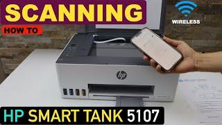 HP Smart Tank 5107 Scanning Multiple Pages.