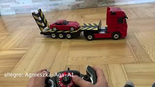 zdalnie sterowany Mercedes Actros lora + Mercedes GT AMG RASTAR komplet RC, radio control