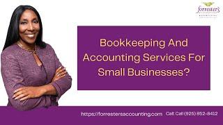 Bookkeeping And Accounting Services For Small Businesses | Forrester's Accounting Services