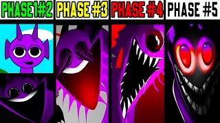 Phase 1 VS Phase 2 VS Phase 5 VS Phase 7 VS Phase 10 in Incredibox Sprunki!