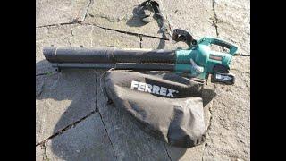 Aldi Ferrex accu tools - leaf vacuum / blower , Laubsauger