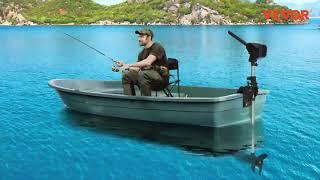 VEVOR 55lb Thrust Electric Trolling Motor for Kayak & Small Boats | 24V, Variable Speed
