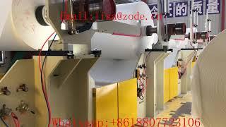 Non stop glue lamination kitchen towel toilet paper roll making machine production line