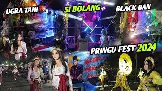 Di Luar dugaan Penonton Membludak..UGRA TANI,SI BOLANG & SOUND viral BLACK BAN Pringu Fest 2024