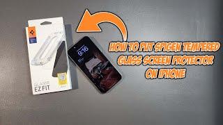 How To Put Spigen Tempered Glass Screen Protector On Iphone 16 Pro Max