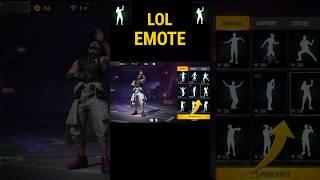 lol emote lol emote return store ma lol emote ob39 update lol emote  #shorts #freefire