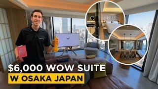 I Stay In The $6,000/night WOW Suite At W Hotel Osaka, Japan!!