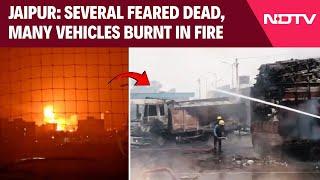 Jaipur Fire News: Several Feared Dead, Many Vehicles Burnt In Fire Outside Jaipur Petrol Pump