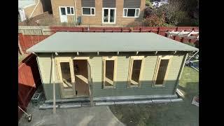 Dunster House Terminator Cabin Project         #dunsterhouse #cabin #gardenproject