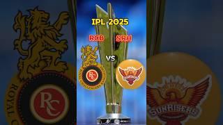 Rcb vs Srh in ipl comparison 2025 | #shorts