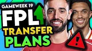 BRUNO PLANS? | MY FPL GW19 TRANSFER PLANS | GAMEWEEK 19 | Fantasy Premier League 2024/25