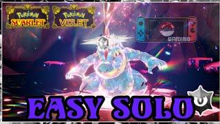 How to Solo 7 Star Tera Dark Feraligatr | Pokemon Scarlet Violet Tera Raid Event.