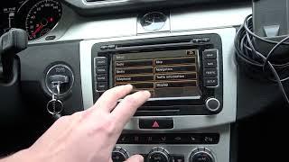 How to Change System Language in Volkswagen Passat B7 (2010 - 2015) - Select New System Language