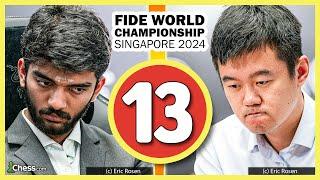 Schach-WM 2024 Partie 13 | Ding Liren vs. Gukesh D.