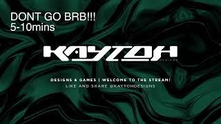 LIVE NOW KAYTOH - Chill Graphic Design/Art Stream | Working on the ipad | Come Hang!