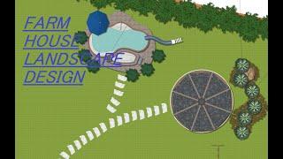 Animation / Walkthrough of Farm house Landscape Design