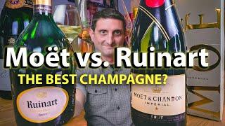 Ruinart vs. Moët & Chandon! Tasting the BEST Champagne Brands