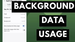 How to Block Android Apps from Using Mobile Data in the Background?