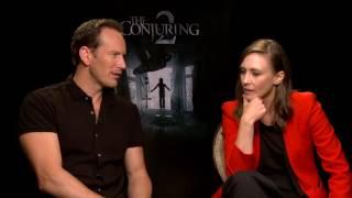 The Conjuring 2: Vera Farmiga & Patrick Wilson Official Movie Interview | ScreenSlam