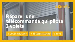 Comment réparer une télécommande qui pilote deux volets au lieu d'un ? | Somfy