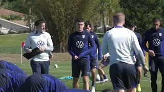  GIO REYNA AT #USMNT TRAINING SESSION