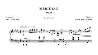 Kapustin "Meridian Op.34" for solo piano