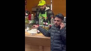 When I eat this stranger food #funny #comedy #shortvideo #ytshorts