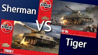 Airfix Tiger 1 & Sherman Firefly Vc Starter Sets! Plastic Model Kits in 1/72 - Unboxing Review