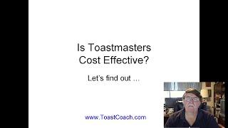 Is Toastmasters Training Cost Effective?