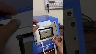 Single Die Motorized PVC ID CARDS CUTTER #cardcutter #idcardcutter #idcards #cutter #ufs