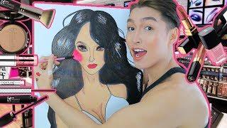 I TRIED PAINTING USING ONLY MAKEUP! ANG GALING KO DITO!!!