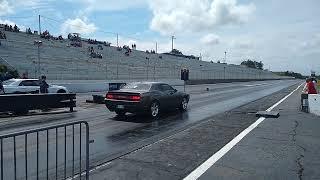 Customer testing at Rockingham Dragway  Chrysler 300  5.7 Hemi for the win!