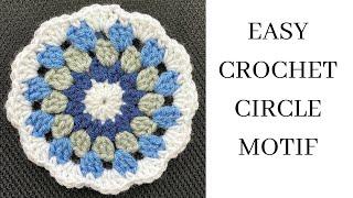 Easy Crochet Circle Motif