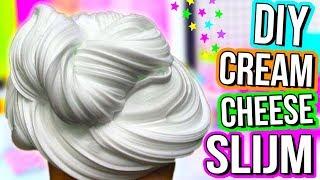 DIY CREAM CHEESE SLIJM RECEPT | SLIJM SWIRL MAKEN ZONDER LENZENVLOEISTOF, STIJFSEL, BAKING SODA