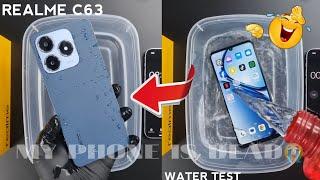 Realme C63 Water Test | iP54 Actually Waterproof???