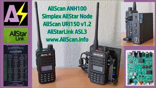 AllScan ANH100 Simplex AllStar Node Demo - URI150 Retevis RT85 Dell Wyse 3030 AllStarLink ASL3