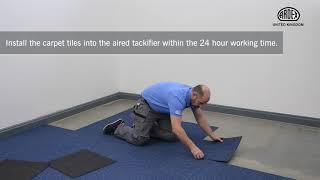 How to fit Carpet Tiles with ARDEX AF 825 Surface Tackifier