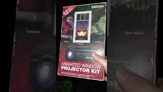 Animated Window FX Projector Kit Review with Downloaded Christmas Carolers from AtmosCheer FX