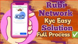 Rubi Network Kyc 1 5  Easy solution step by step | RBL migration to wallet | don't miss