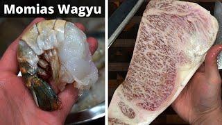 Camarones con Wagyu A5 | La Capital