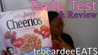 "Very Berry" Cheerios (Taste Test & Review) | trbeardeeEATS