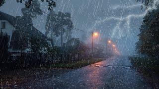 Lluvia Relajante para Dormir en Camino - Sonido de Lluvia para Relajarse y Meditar #W1