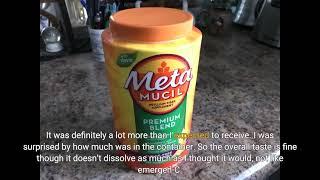 Metamucil Premium Blend, Fiber Supplement, Natural Psyllium Husk Powder, Plant Based, Sugar-Fre...