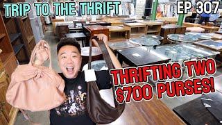 Thrifting two $700 purses! Trip to the Thrift Ep 307